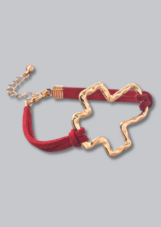 Minimalist Cross Rope Bracelet-W