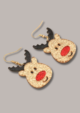 Rein-Deer Drop Earrings-W