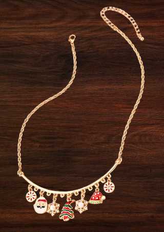 Jingle Belle Charm Necklace-W