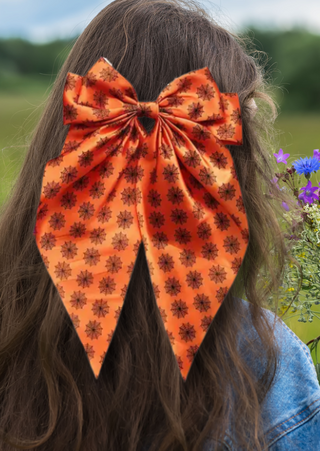 Halloween Multicolor Hair Bow Assorted (Style 1) Set of 3-W