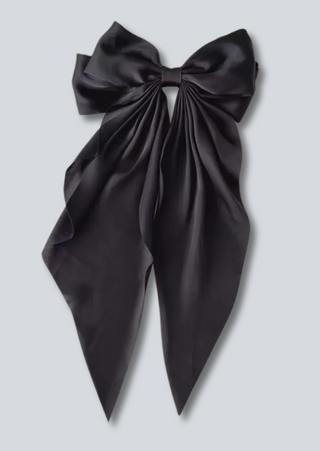 Fall Satin Ribbon Bow Hair Clip Assorted(Set of 4)-W