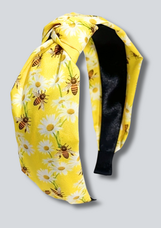 Summer Busy Bee Floral Knotted Headband(Set of 3)-W