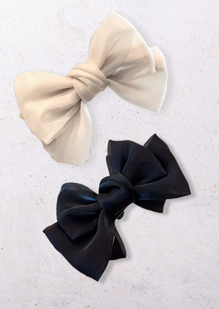 Bow Hair Grabber (Set of 2)-W
