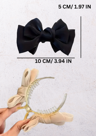 Bow Hair Grabber (Set of 2)-W