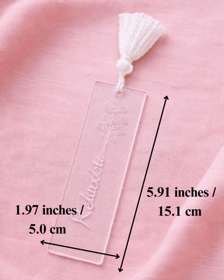 Faith Bible Verse Acrylic Transparent Book Marks-W