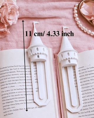3D Printed Castle Bookmarks Waterproof & Durable-W