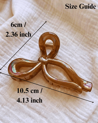 Pastel 3D Bow Trendy Hair Claw Clips-W