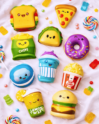 Pre-Order Viral Fast Food Foam Squishy Assorted-W