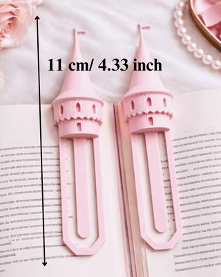 3D Printed Castle Bookmarks Waterproof & Durable-W