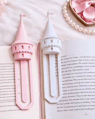 3D Printed Castle Bookmarks Waterproof & Durable-W