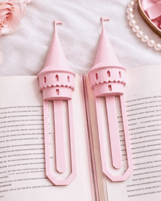 3D Printed Castle Bookmarks Waterproof & Durable-W