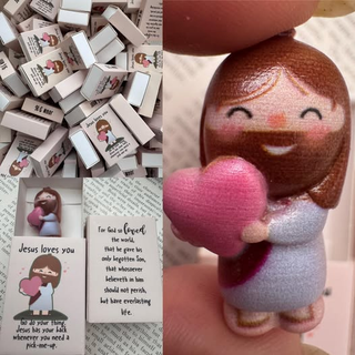 Little Jesus With Heart In A Box-W