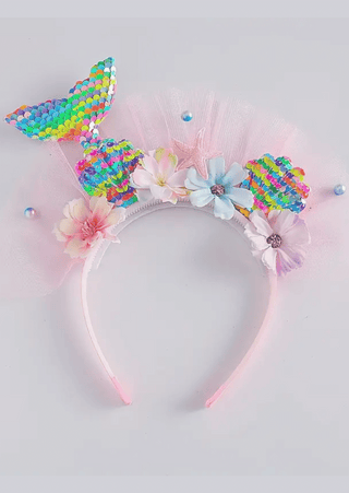 Coral Mermaid Hairband (Rainbow)