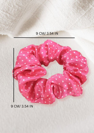 Heart Silk Scrunchies-W