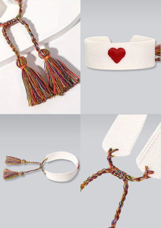 Boho Heart Friendship Bracelet-W