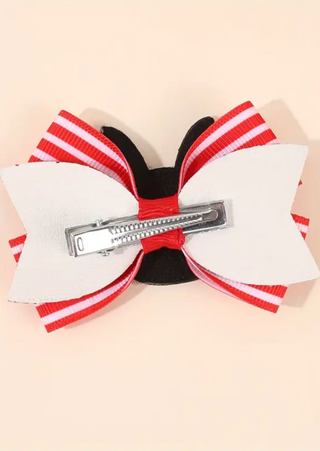 Reindeer Bow Hair Clip - Set of 2