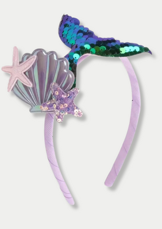 Cartoon Sequin Mermaid Princess Headband