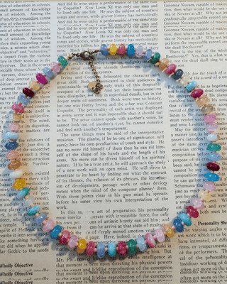 Easter Natural Stone Beaded Necklace(SPRING2)-W