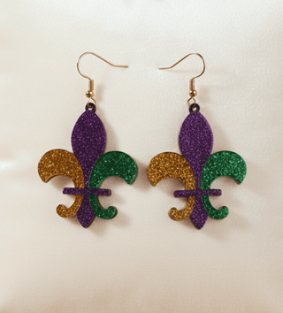 Sparkly Dangle Earring-W