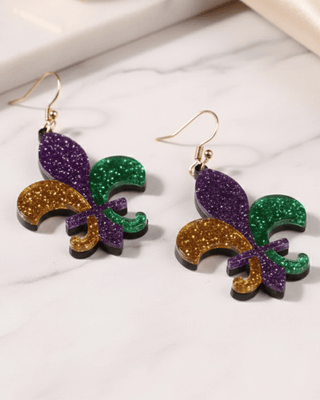 Sparkly Dangle Earring-W