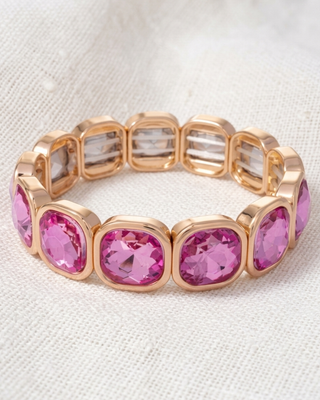 Pre-Order Big Crystal Stretchy Bracelets-W