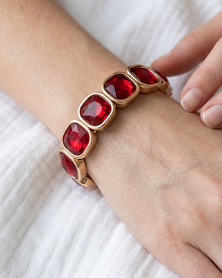 Pre-Order Big Crystal Stretchy Bracelets-W