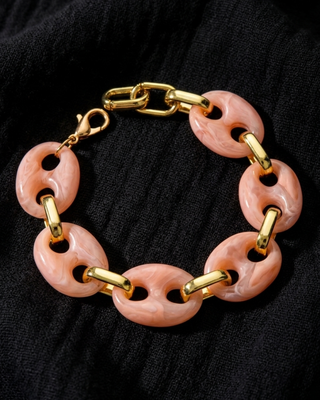 Pre-Order Pig Nose Link Chain Adjustable Bracelets-W