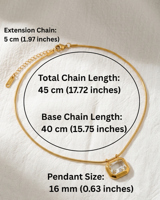 Pre-Order Horse Eye Crystal Snake Chain Gold Stackable Necklaces-W