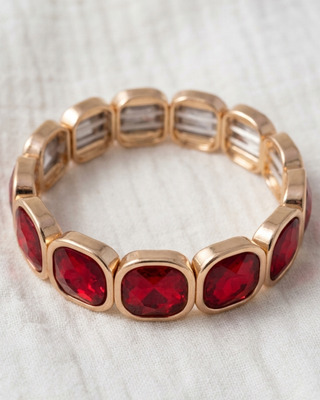 Pre-Order Big Crystal Stretchy Bracelets-W