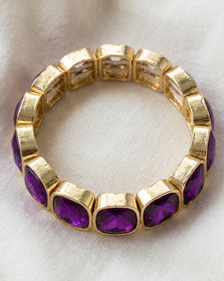 Pre-Order Big Crystal Stretchy Bracelets-W