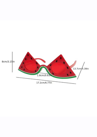 Watermelon Sunnies with Matching Watermelon Bow