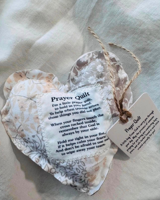 Fall Prayer Quilt with Cross Bracelet Combo-W