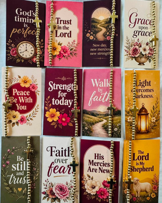Fall Prayer Quilt with Cross Bracelet Combo-W