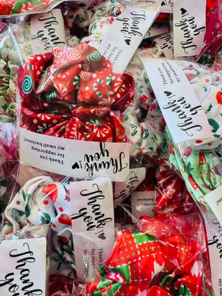Christmas Themed Scrunchies-W