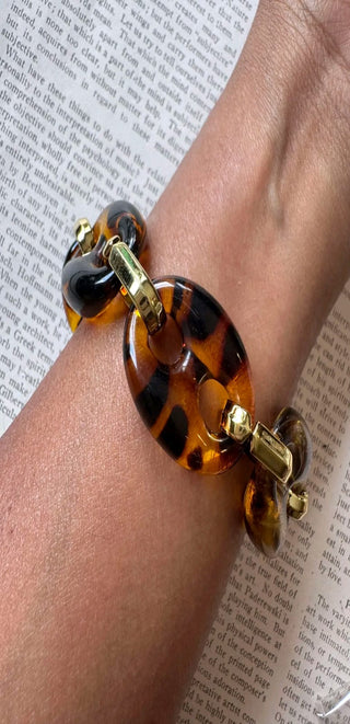 NEW ARRIVAL-Leopard Print Boho Bracelet-W