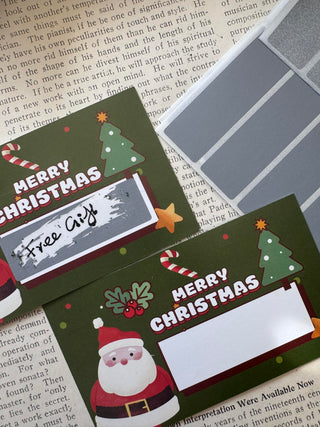 Christmas Scratch Cards-W
