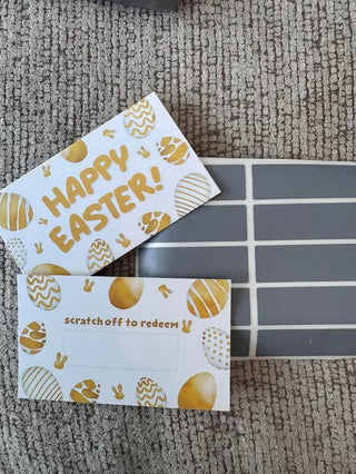 Happy Easter Scratch Off Cards Set of 50-W