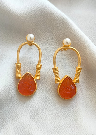 14K Gold-Plated Crystal Drop Earring