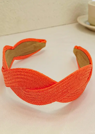 Orange Braided Headband