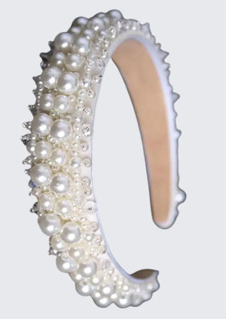 Pearl Bling Hairband (white)