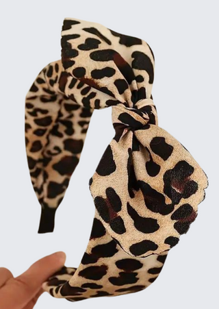 Safari Chic Bowknot Head Band