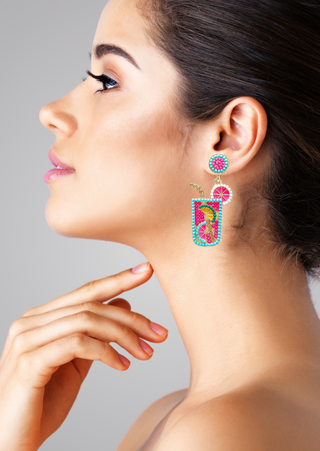 Multi-Colored lemonade Drop Earring