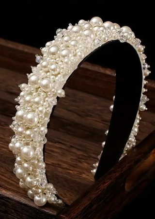 Pearl Bling Hairband (white)